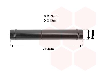 VAN WEZEL Осушитель, кондиционер 5800D021